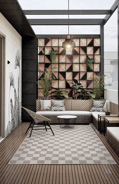 Outdoor-Teppich - Ereon Beige - 240 x 330 cm