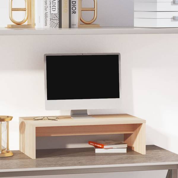 Support de moniteur 3013666 Marron - Pin - 50 x 15 x 27 cm