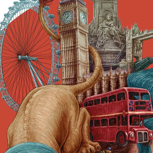 Poster London Big Ben 42 x 59 cm