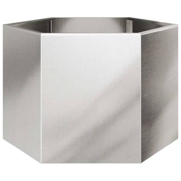 Jardinière 3042251-1 Gris lumineux - Argenté - 60 x 69 cm