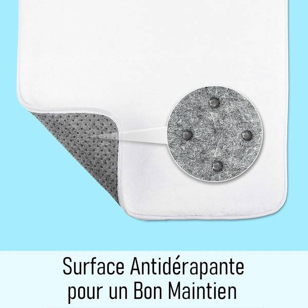 Tapis de bain Golden Leaves Doré - Textile - 70 x 2 x 110 cm