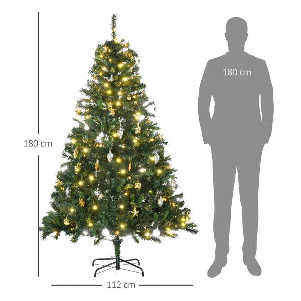 Weihnachtsbaum CD41 Grün - Metall - 112 x 180 x 112 cm