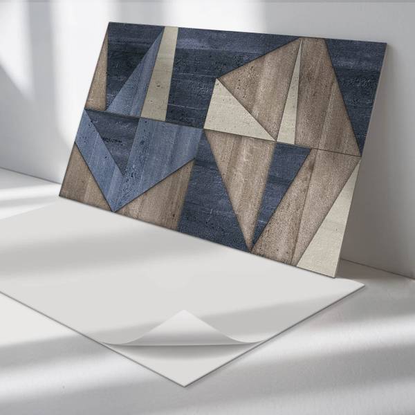 Klebepaneele Geo-Formen Abstrakt 100 x 50 cm