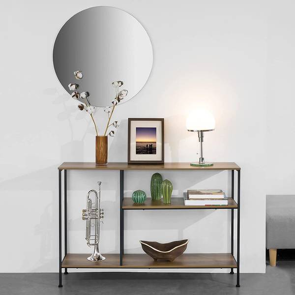 Table Console FSB35-PF Marron - Bois manufacturé - 120 x 80 x 30 cm