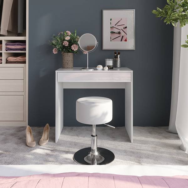 Coiffeuse Sherry 57676 Blanc - Bois manufacturé - 82 x 76 x 51 cm