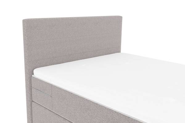Boxspringbett Phönix Mini Hellgrau - Liegefläche Breite: 100 cm