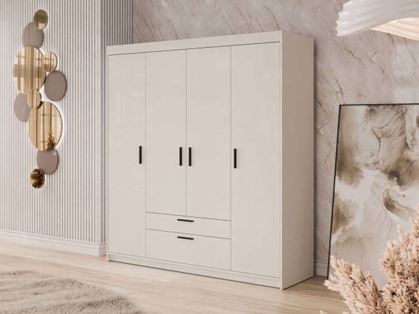 Kleiderschrank Elena 4D Beige
