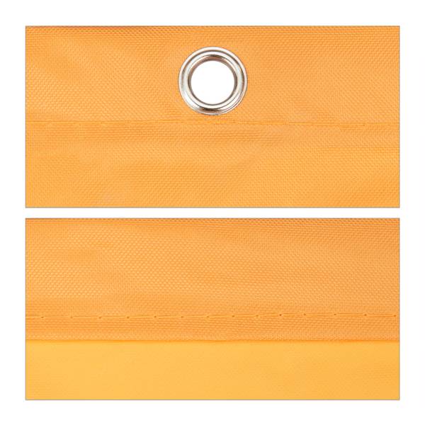 Gelbes Sonnensegel quadratisch Gelb - Polyester - 500 x 1 x 500 cm