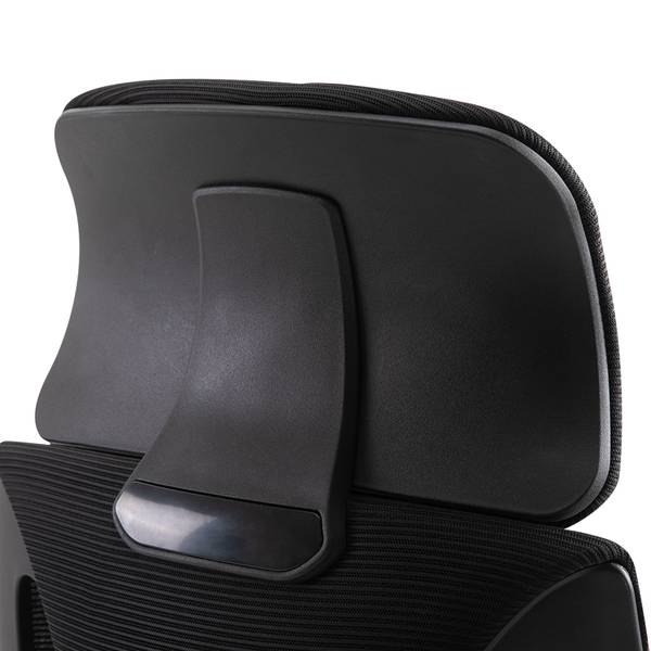 bureaustoel 921-225BK zwart - polypropeen - 55 x 126 x 64 cm
