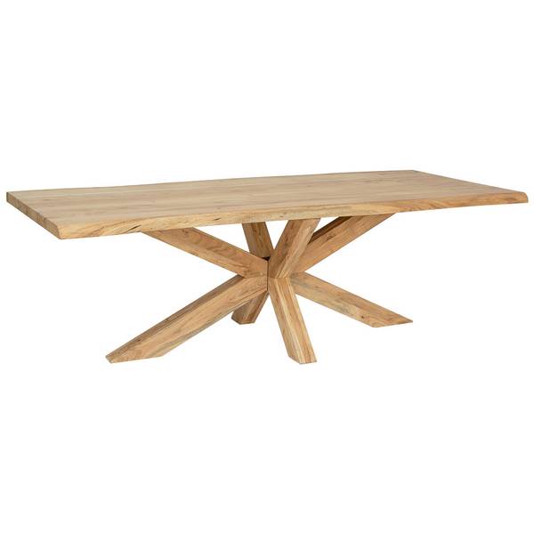 Esstisch 4523360297 Braun - Massivholz - 240 x 77 x 100 cm
