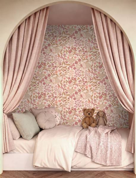 Tapete 132230 Pink - Papier - 50 x 900 x 50 cm