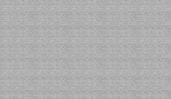 Panorama-Tapete Another Brick Grau - Papier - 480 x 280 x 480 cm