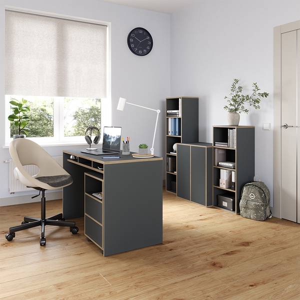 Rollcontainer Tetrix 56549 Grau - Holzwerkstoff - 42 x 61 x 55 cm