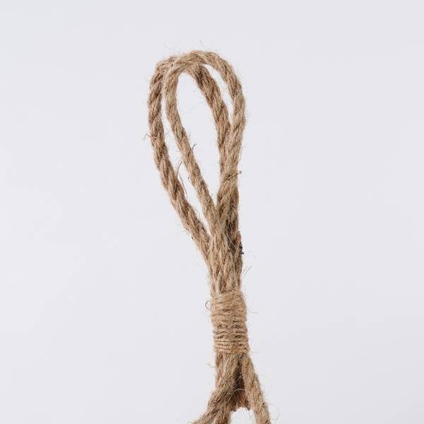 Hängender Blumentopf für drinnen Avalon Braun - Naturfaser - 30 x 90 x 30 cm