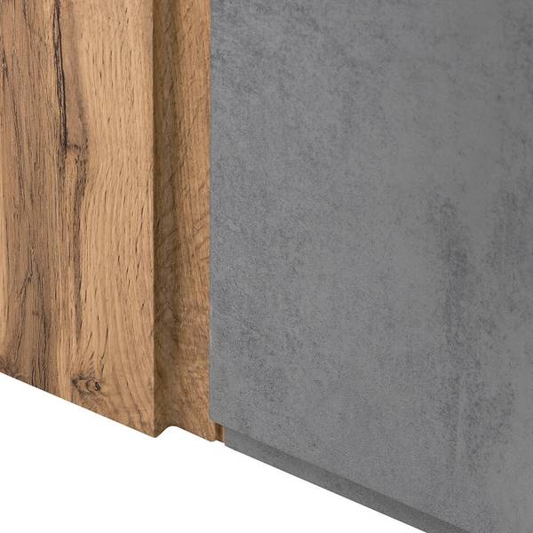 Badmöbel-Set VASTO-03-38 4er-Set Grau - Holzwerkstoff - 165 x 200 x 35 cm