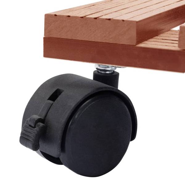Chariot à plantes 3005875-4 (lot de 4) Marron