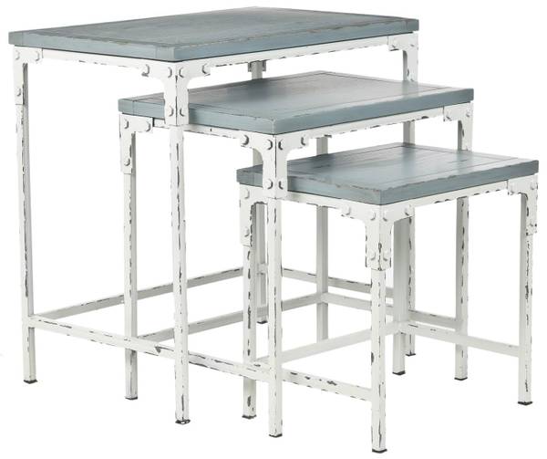 Beistelltisch Timmy (3er-Set) Pinie massiv