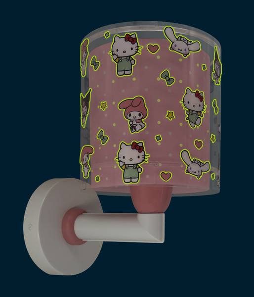 Wandleuchte   Hello Kitty & Friends Pink - Kunststoff - 15 x 24 x 20 cm