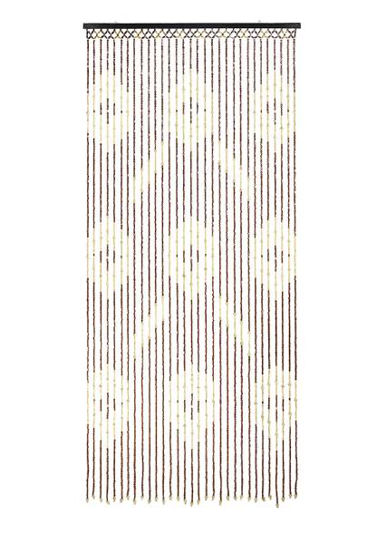 Vorhang SEVILLA Braun - Holzwerkstoff - 90 x 200 x 2 cm