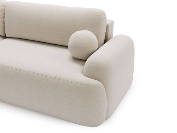Ecksofa AURIO Beige - 261 x 82 x 177 cm