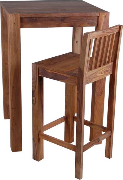 Bartisch Thali Braun - Teakholz - 75 x 110 x 75 cm