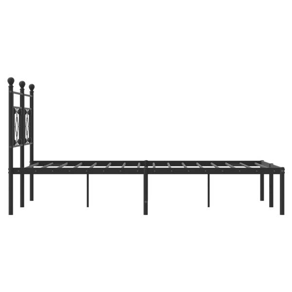 Bettgestell 3032737-2 Schwarz - 142 x 196 cm