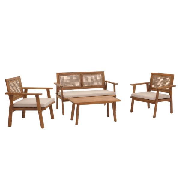 Garniture Jardin MVG-N46 (4 pcs) Blanc crème