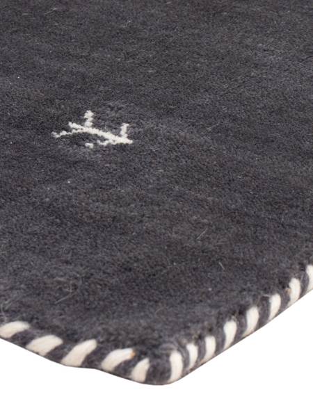 Kurzflorteppich Naturals Grau - Naturfaser - 60 x 2 x 90 cm