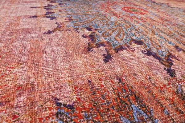 Kurzflorteppich Rooftop Rot - 110 x 170 cm