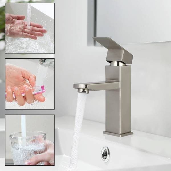 Wasserhahn sdhn Silber - Tiefe: 17 cm