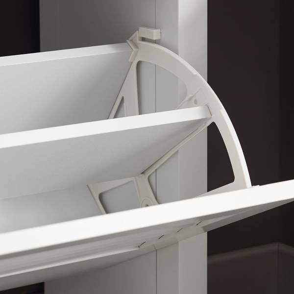 Schuhschrank FSR152-W Weiß - Holzwerkstoff - 80 x 108 x 25 cm