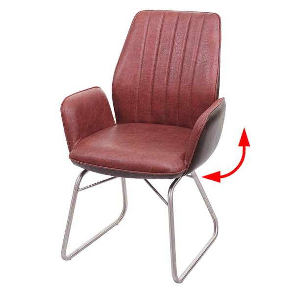Eetkamerstoel G73 bruin - textiel - 62 x 90 x 56 cm