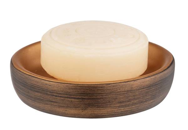 Seifenschale PALENA Braun - Keramik - 11 x 3 x 11 cm