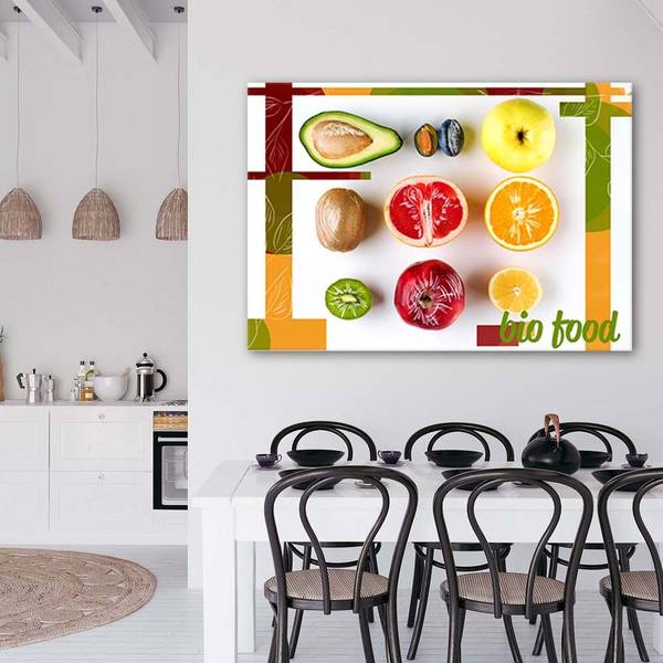 Wandbild appetitliche früchte 100 x 70 cm