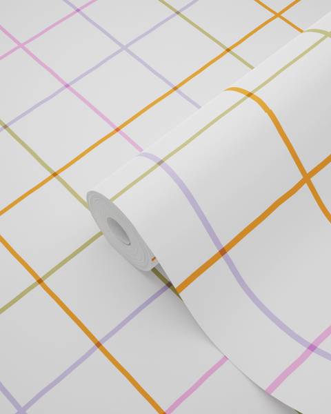 Tapete 132054 Violett - Papier - 50 x 900 x 50 cm