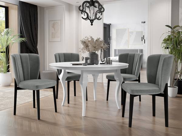Essgruppe Lara 120 5er-Set Grau