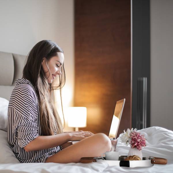 Rundes Serviertablett Braun - Silber - Metall - Kunststoff - 50 x 4 x 35 cm