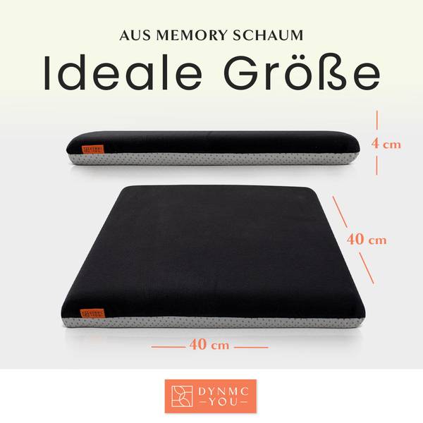 Sitzkissen FIRMOSA (4er Set) Schwarz