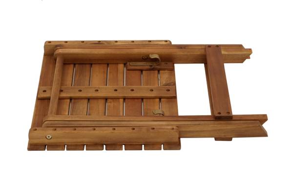 Klapp - Beistelltisch MONTERIA 38x43cm Braun - Akazie - 43 x 48 x 38 cm