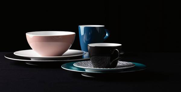 Frühstücks-Set Life Fashion 18-teilig Blau