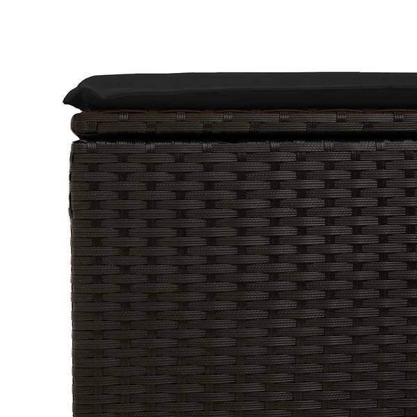 Garten-Lounge-Set 3037107-3 8-teilig Schwarz