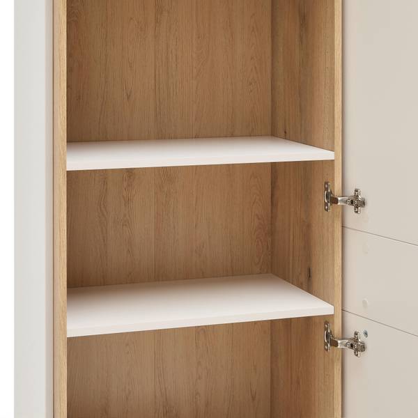 Mehrzweckschrank ANTONIO Beige - Braun - Holzwerkstoff - 61 x 190 x 38 cm