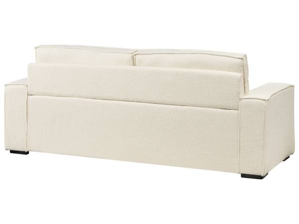 Sofa VUOKATTI 2-tlg Weiß - Naturfaser - 216 x 89 x 1 cm