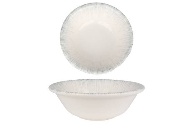 Geschirrset Iris 24-tlg Weiß - Porzellan - Höhe: 2 cm