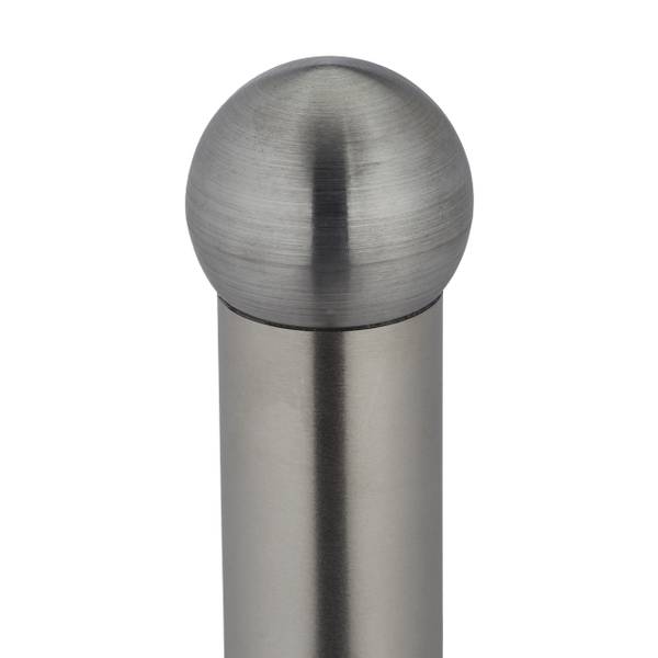 Keukenrolhouder rvs staand zilver - roestvrij staal - 15 x 35 x 15 cm