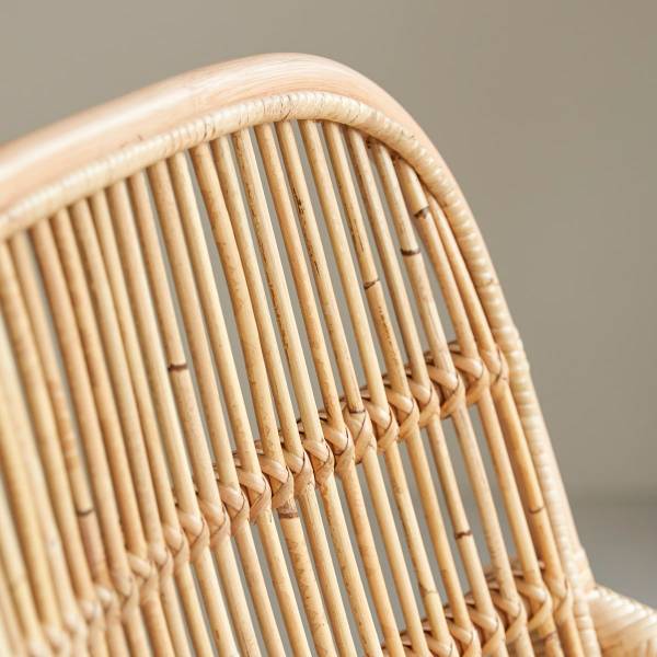 Sessel Pia Beige - Weide - 65 x 95 x 71 cm