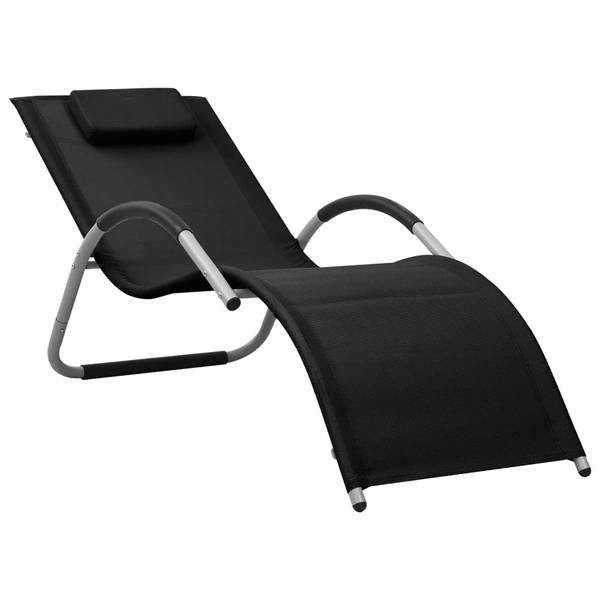 Chaise longue 3008892-1 Noir