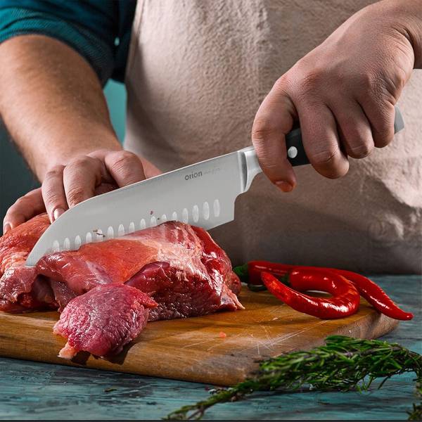 Santokumesser 831170 Silber - Metall - 5 x 2 x 33 cm