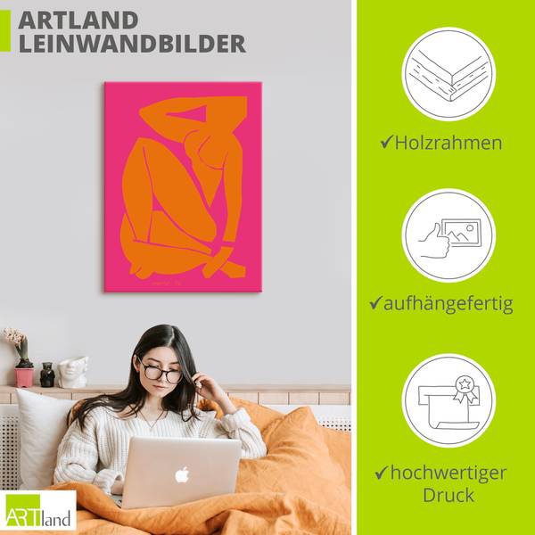 Poster Matisse Collage schwarz Set 6tlg. Schwarz - Papier - 60 x 45 x 1 cm