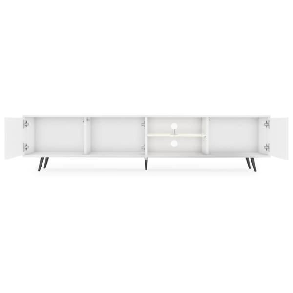 TV-kast BELLO wit - melamine - 175 x 44 x 31 cm